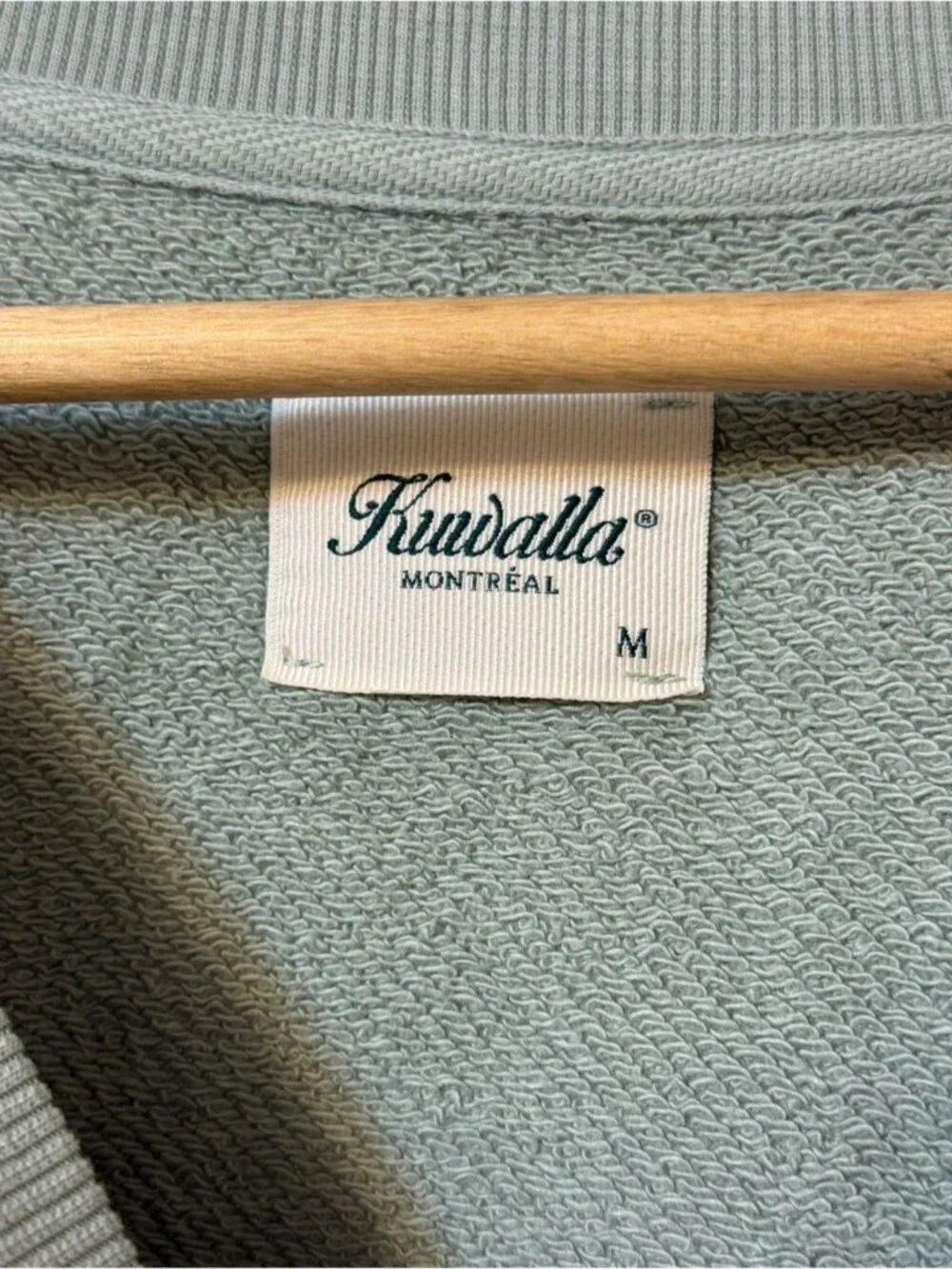 KuwallaTee Sage Green Sweatshirt Medium